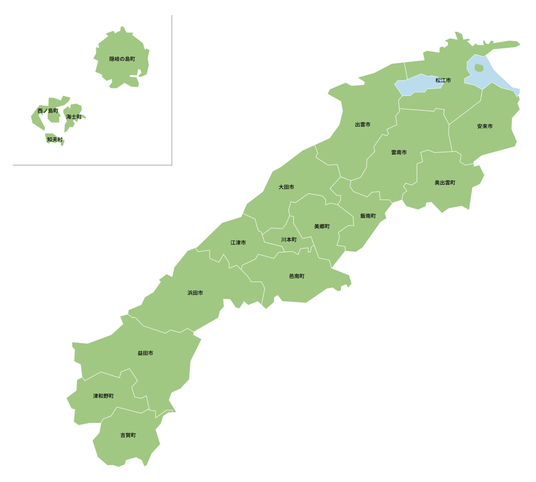 島根県地図